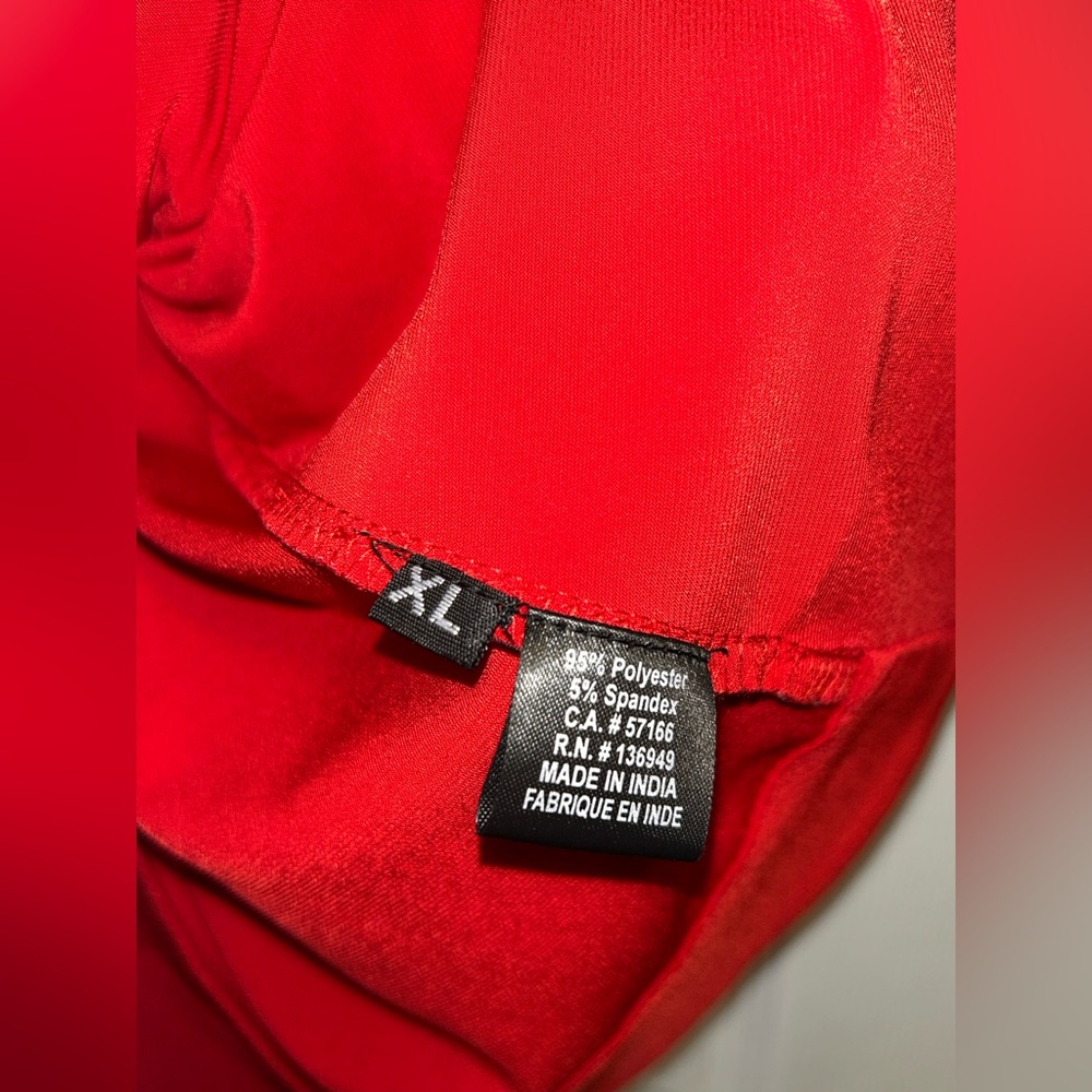 Red Button-Up Jacket - Picture 5 of 6
